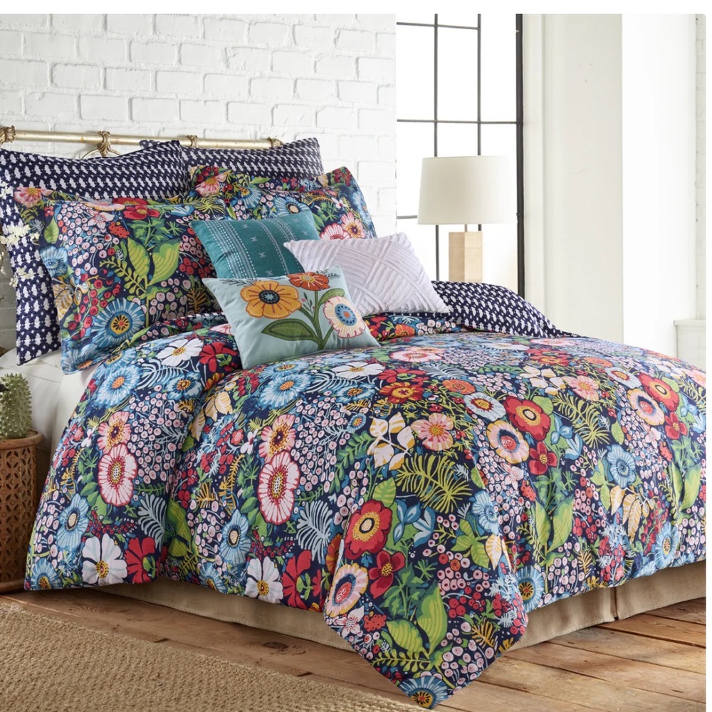 Levtex Home Queen Night Garden Duvet Set